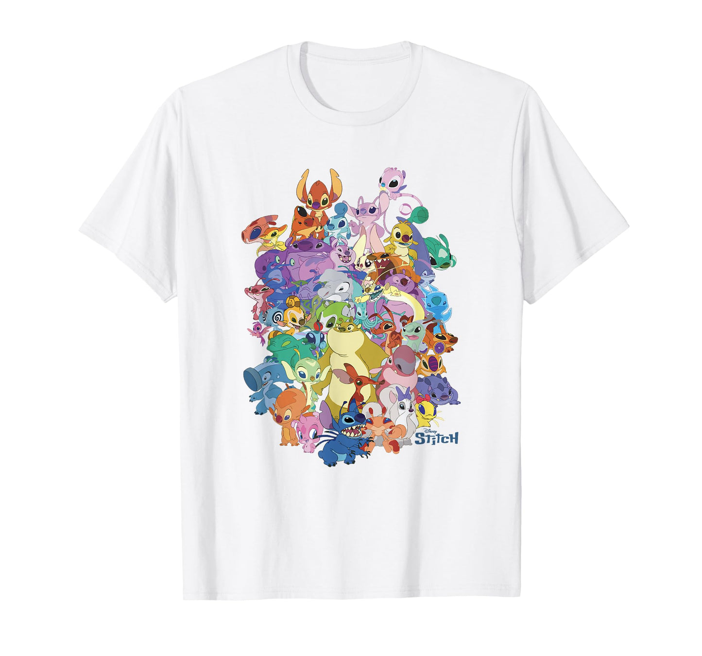 Disney Lilo & Stitch The Experiments Mashup Portrait T-Shirt