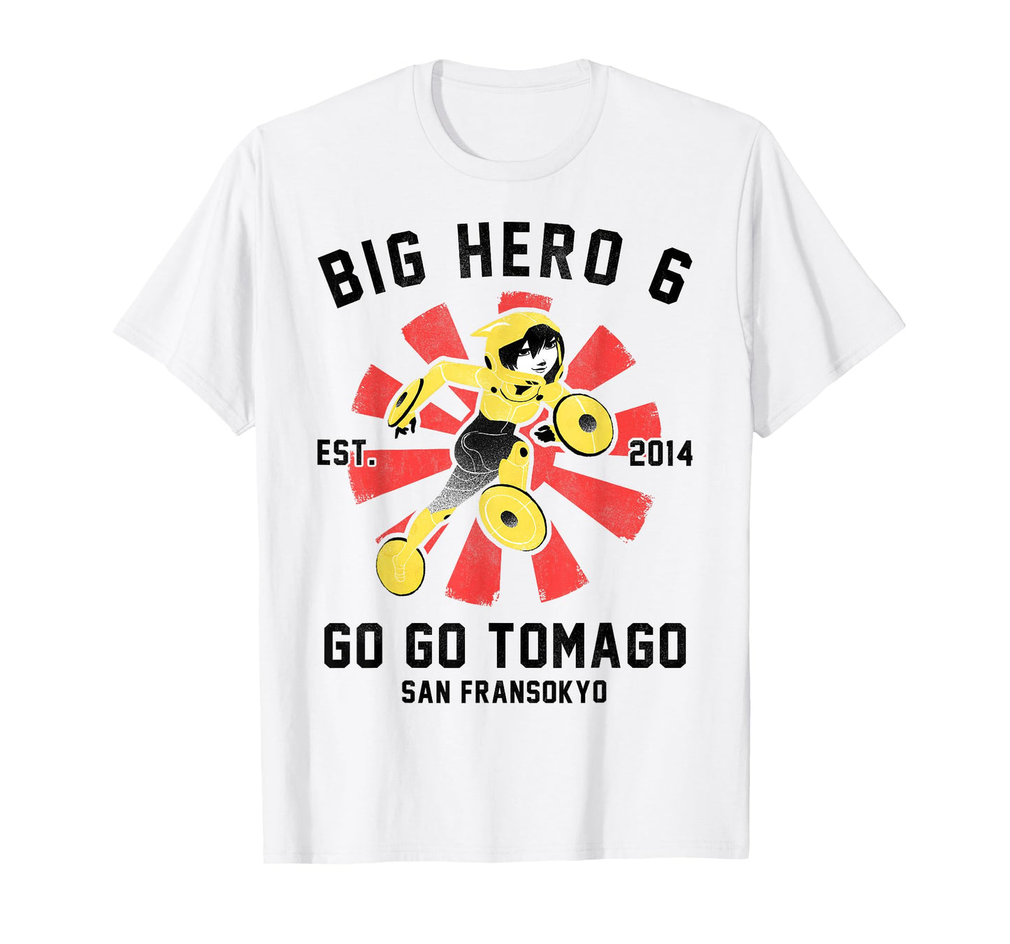Disney Big Hero 6 Go Go Tomago Poster Graphic T-Shirt T-Shirt