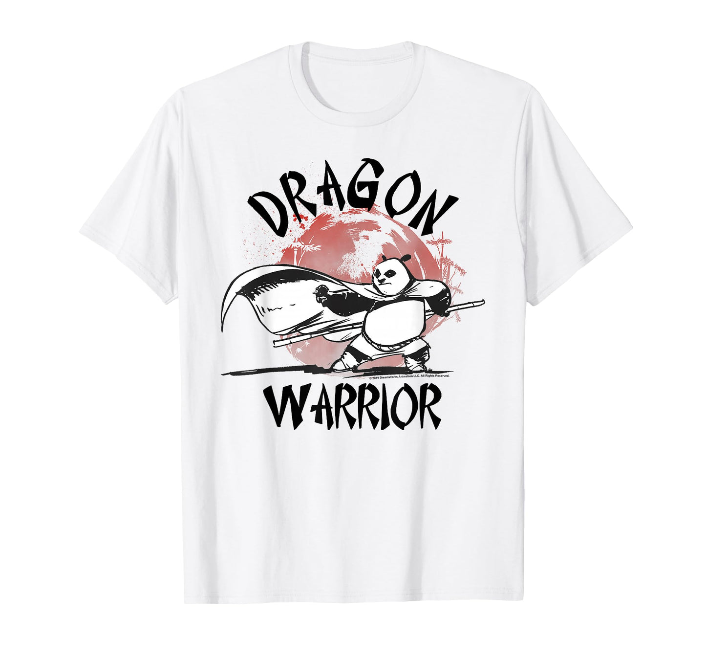 Kung Fu Panda Dragon Warrior Action Pose Portrait T-Shirt