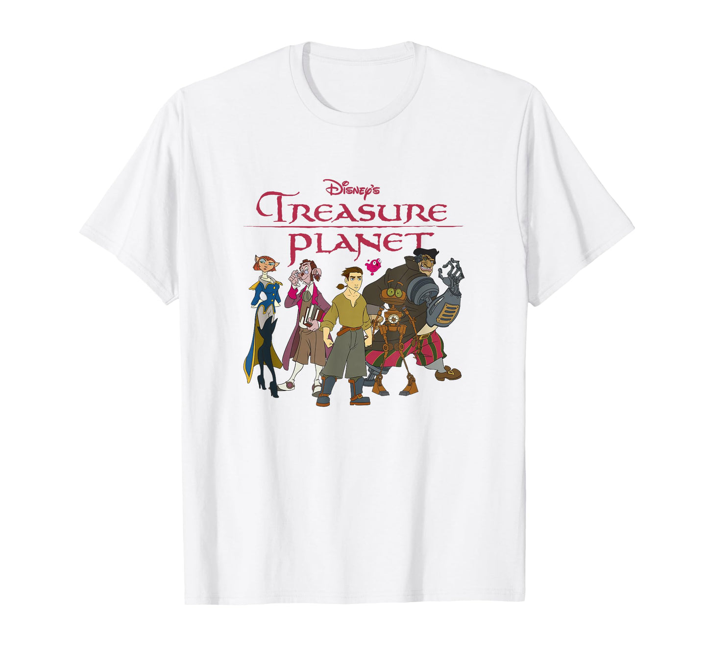 Disney Treasure Planet Vintage Movie Poster Group Shot T-Shirt