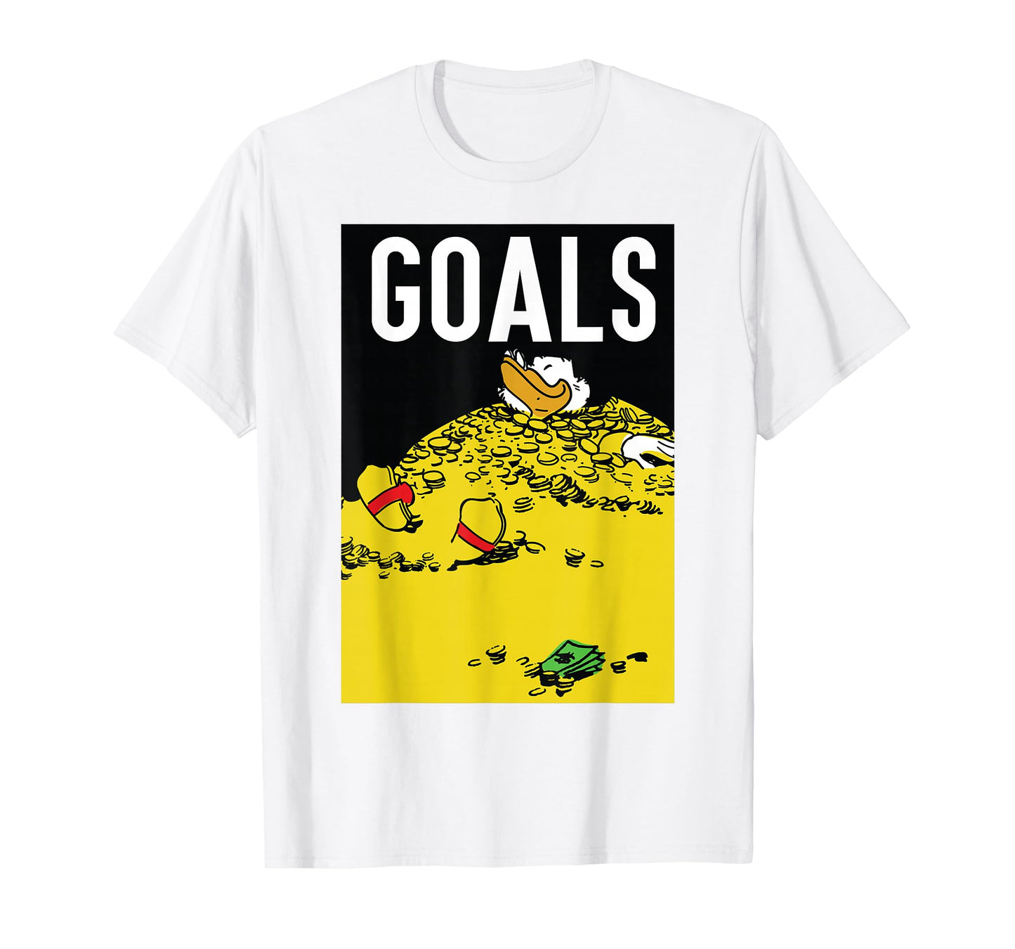 Disney - Duck Tales Scrooge Money Goals T-Shirt