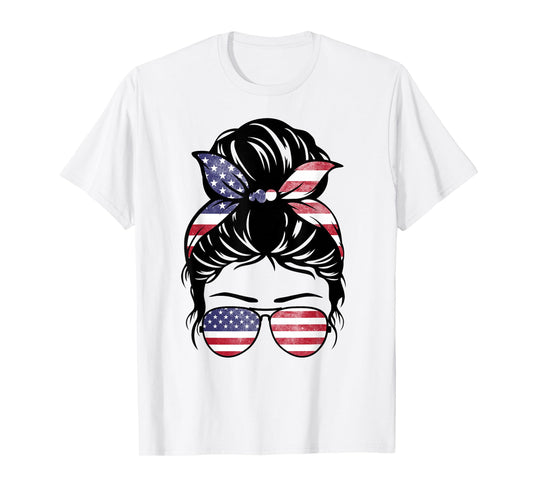 American Girl Patriotic 4th of July T-Shirt