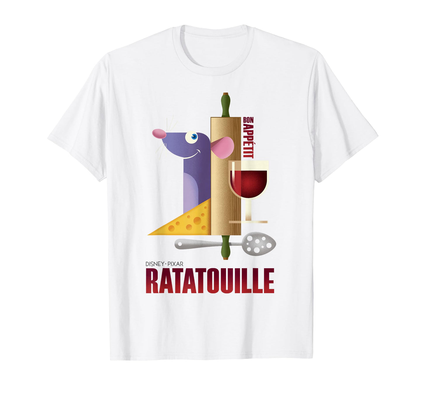 Disney Pixar Ratatouille Bon Appetit Poster T-Shirt