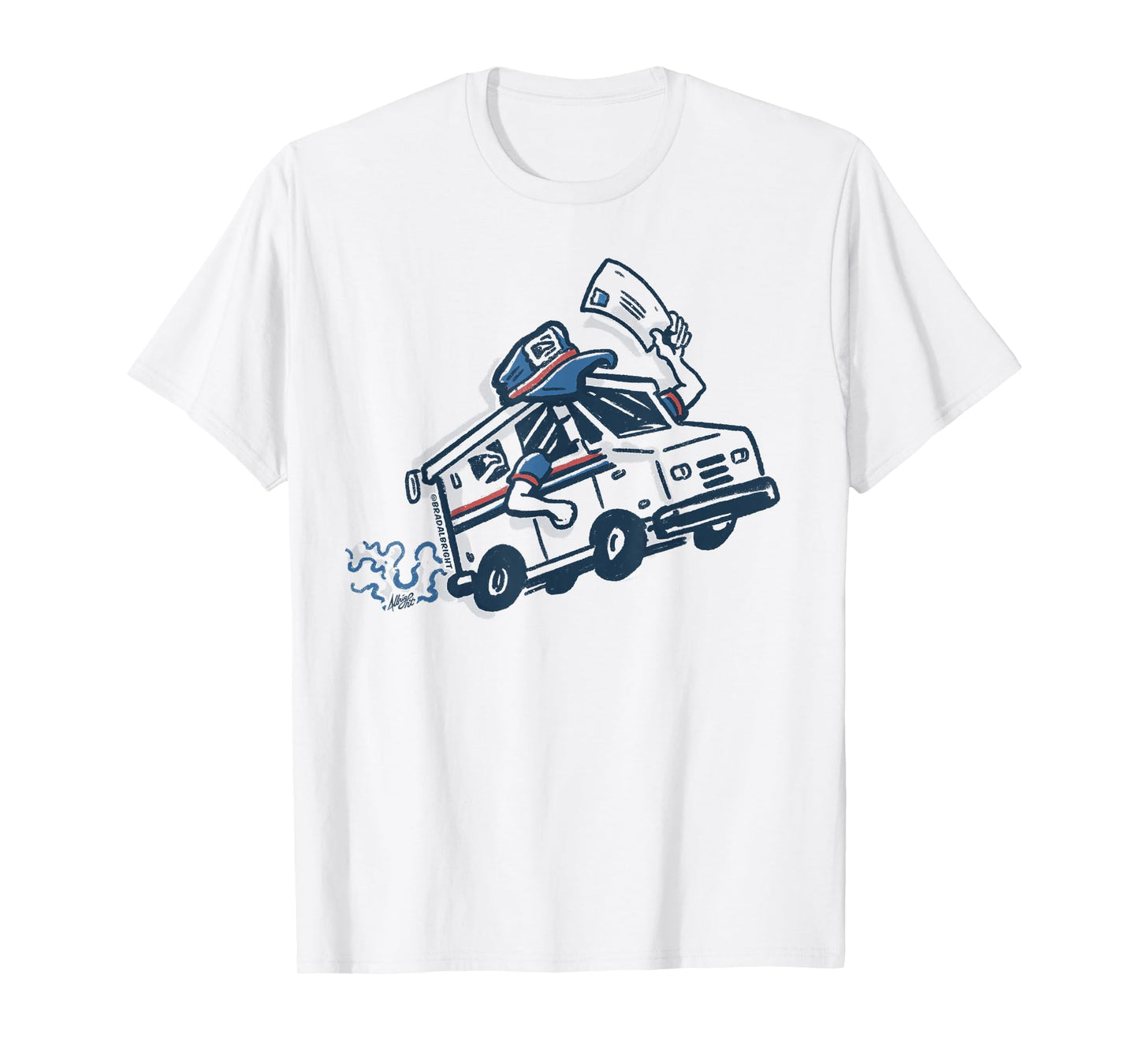 Postal Service Mailman Truck T-Shirt