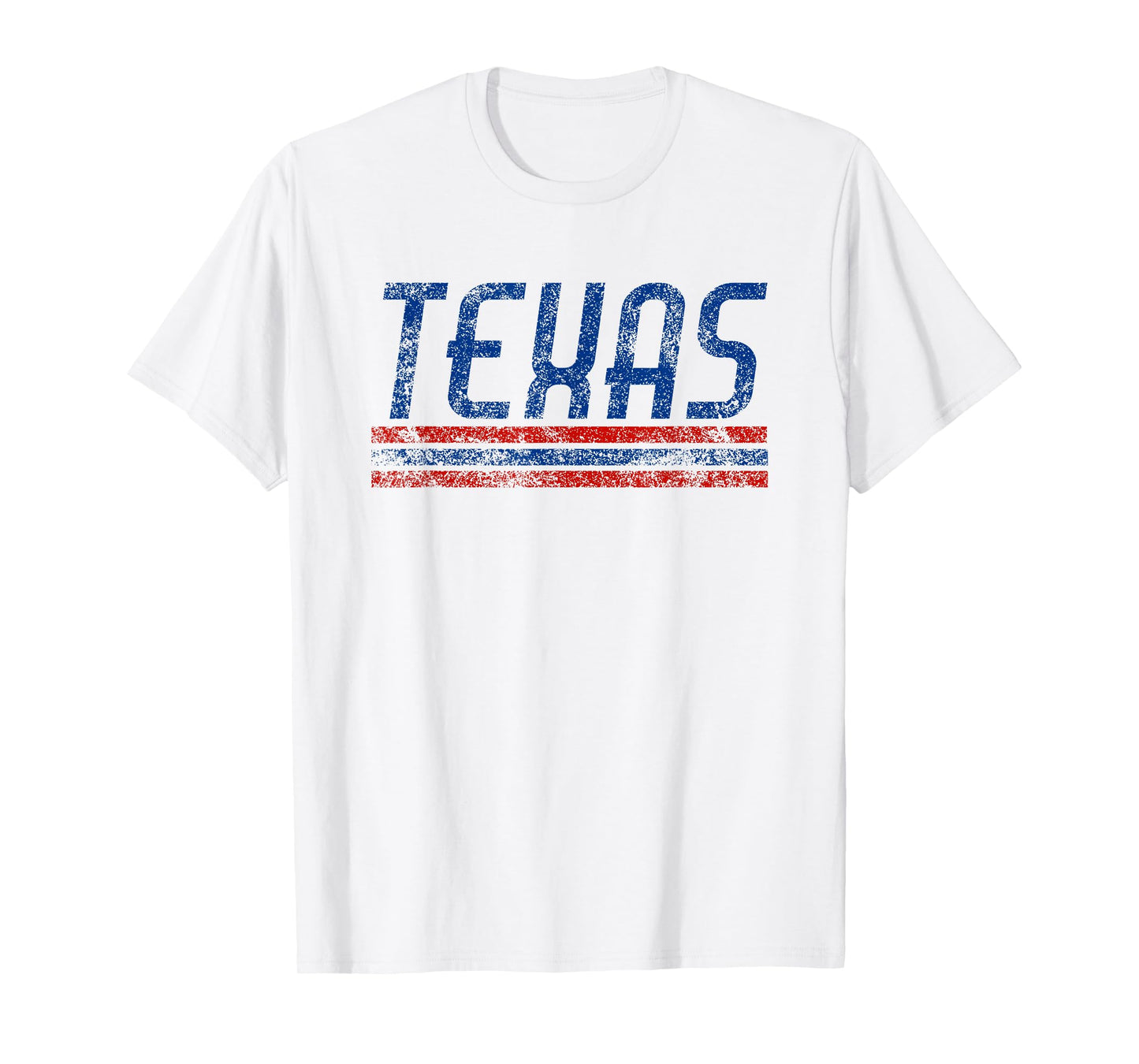 Texas Retro Vintage Weathered Stripe Throwback T-Shirt