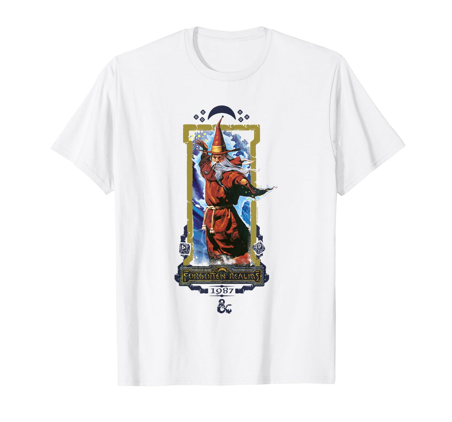Dungeons & Dragons 50th Anniversary Forgotten Realms Vintage T-Shirt