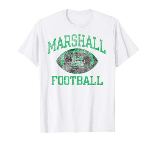 Marshall Thundering Herd Football Intensity White T-Shirt
