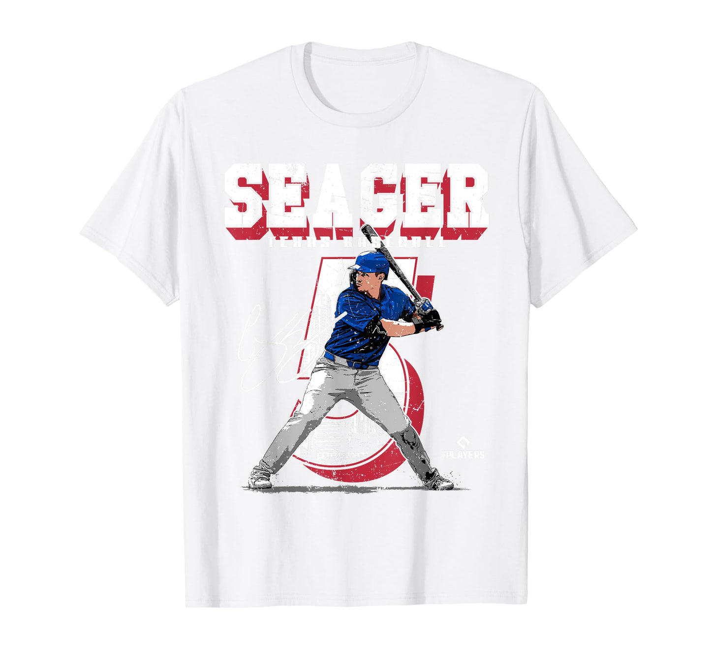 Corey Seager | Texas MLB Baseball Players | MLBCSE206M T-Shirt