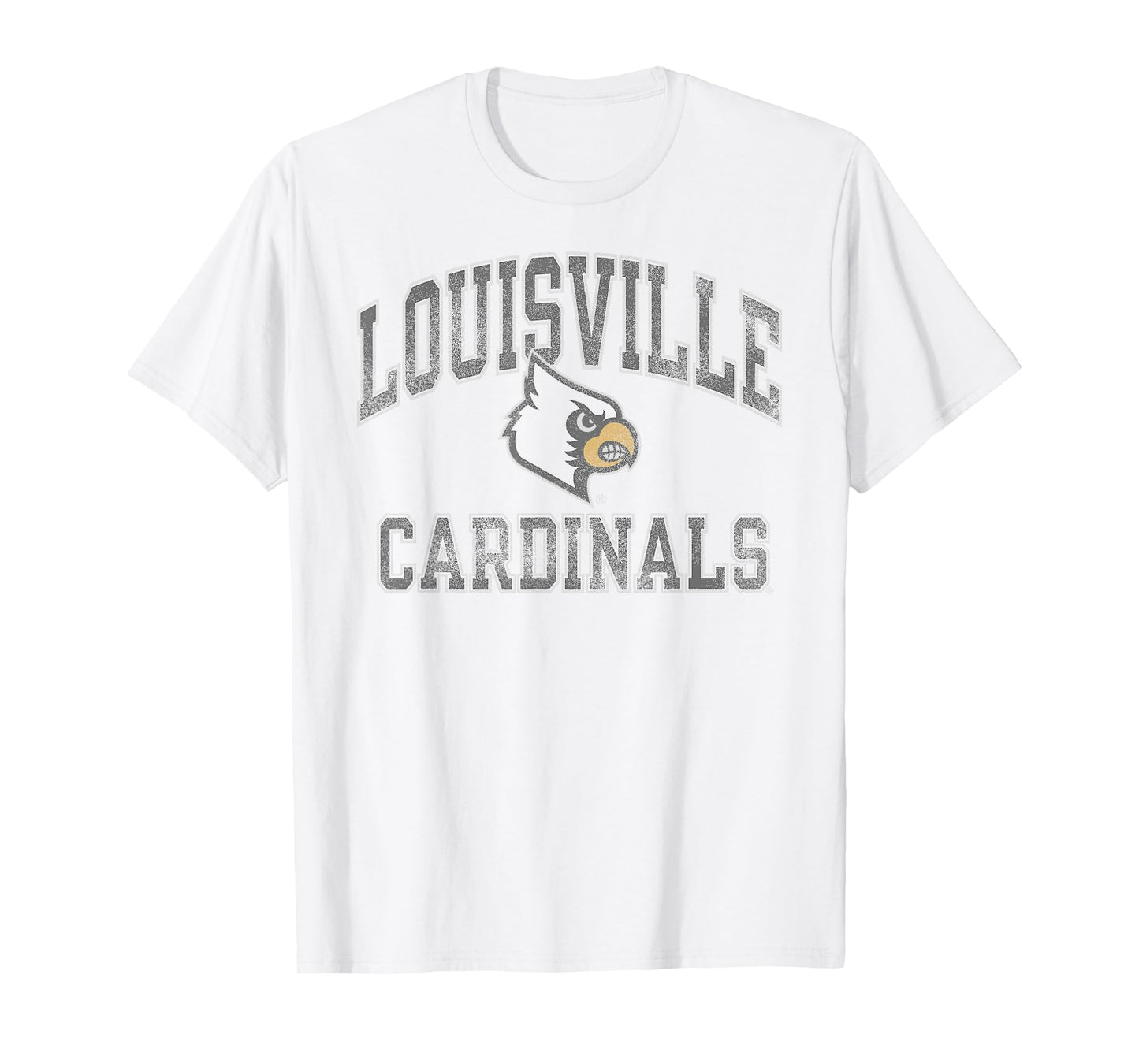 Louisville Cardinals Vintage Worn Red Officially Licensed T-Shirt