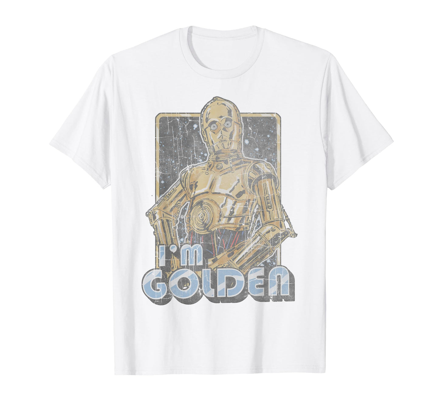 Star Wars C-3PO I'm Golden Pose Graphic T-Shirt