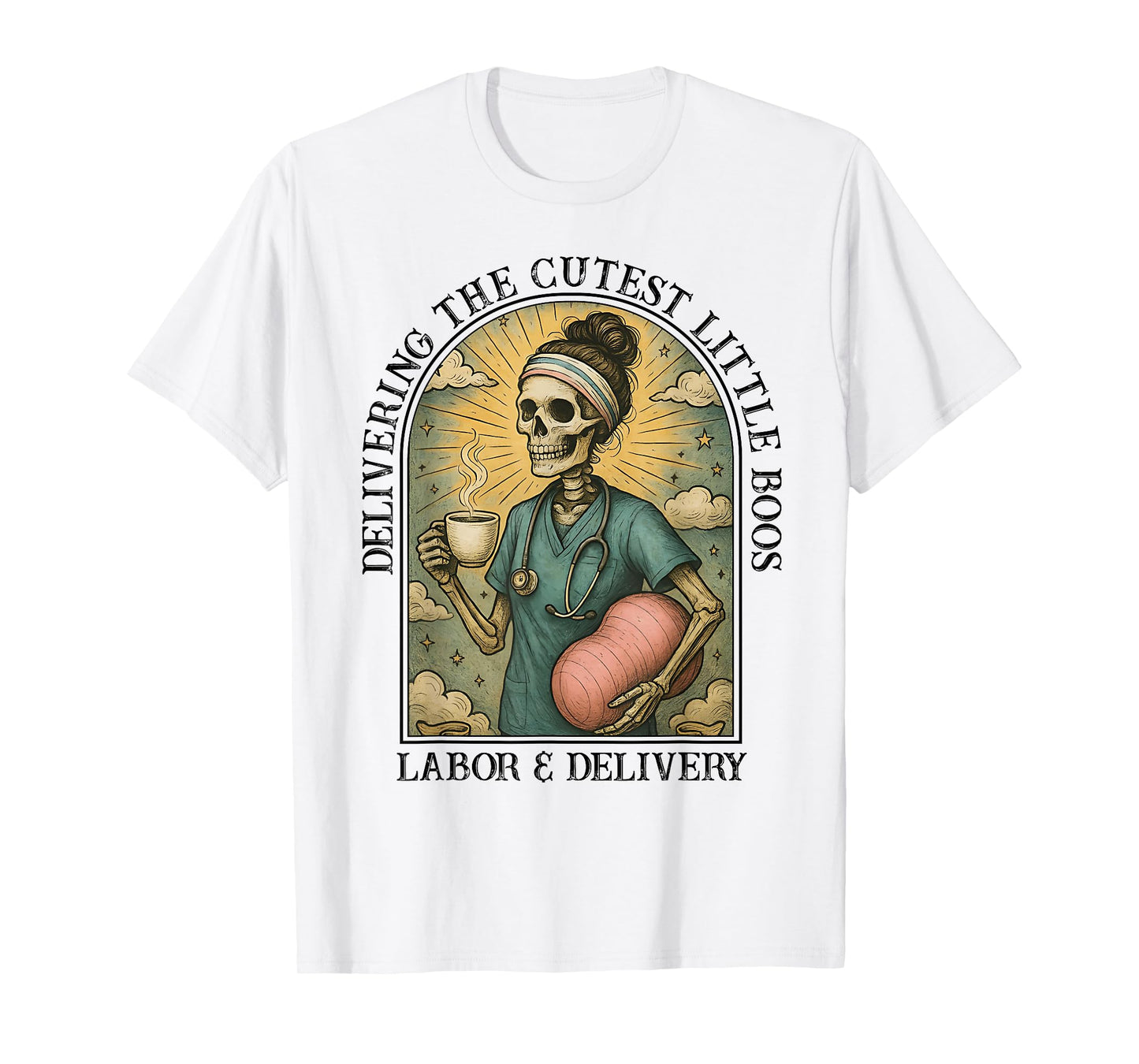 Delivering The Cutest Boos Labor & Delivery Halloween Nurse T-Shirt