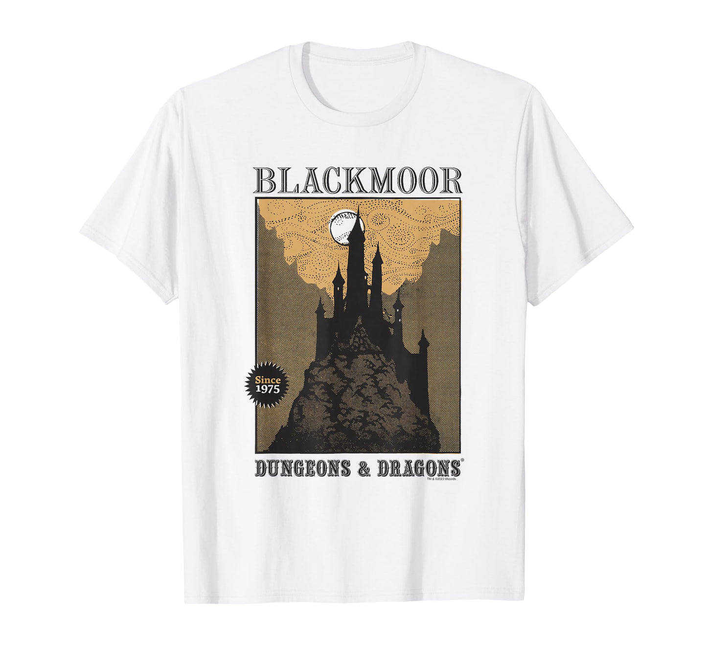 Dungeons & Dragons 50th Anniversary Blackmoor Castle Card T-Shirt