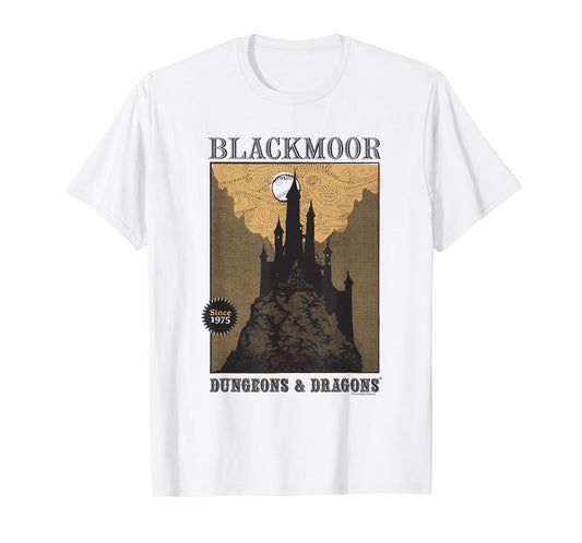 Dungeons & Dragons 50th Anniversary Blackmoor Castle Card T-Shirt