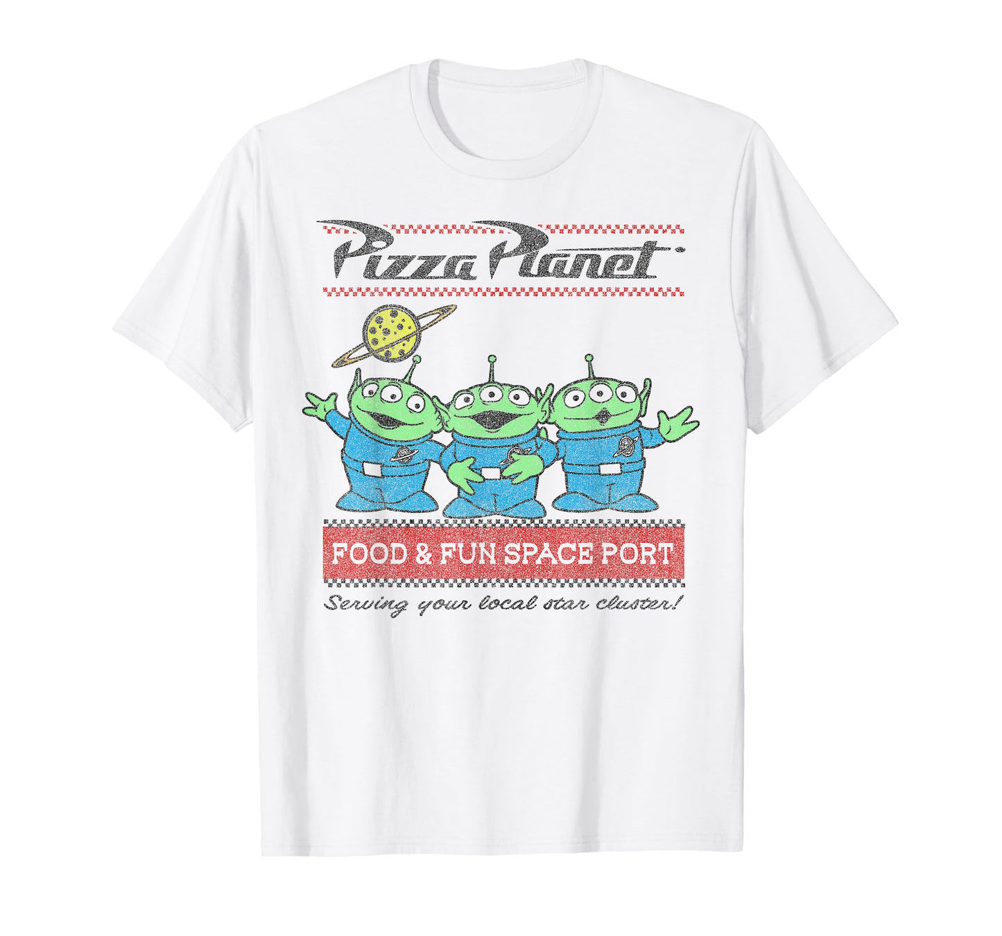 Disney Pixar Toy Story Pizza Planet Aliens T-Shirt