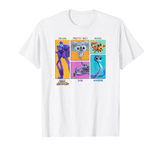 Back to The Outback Character Panels T-Shirt