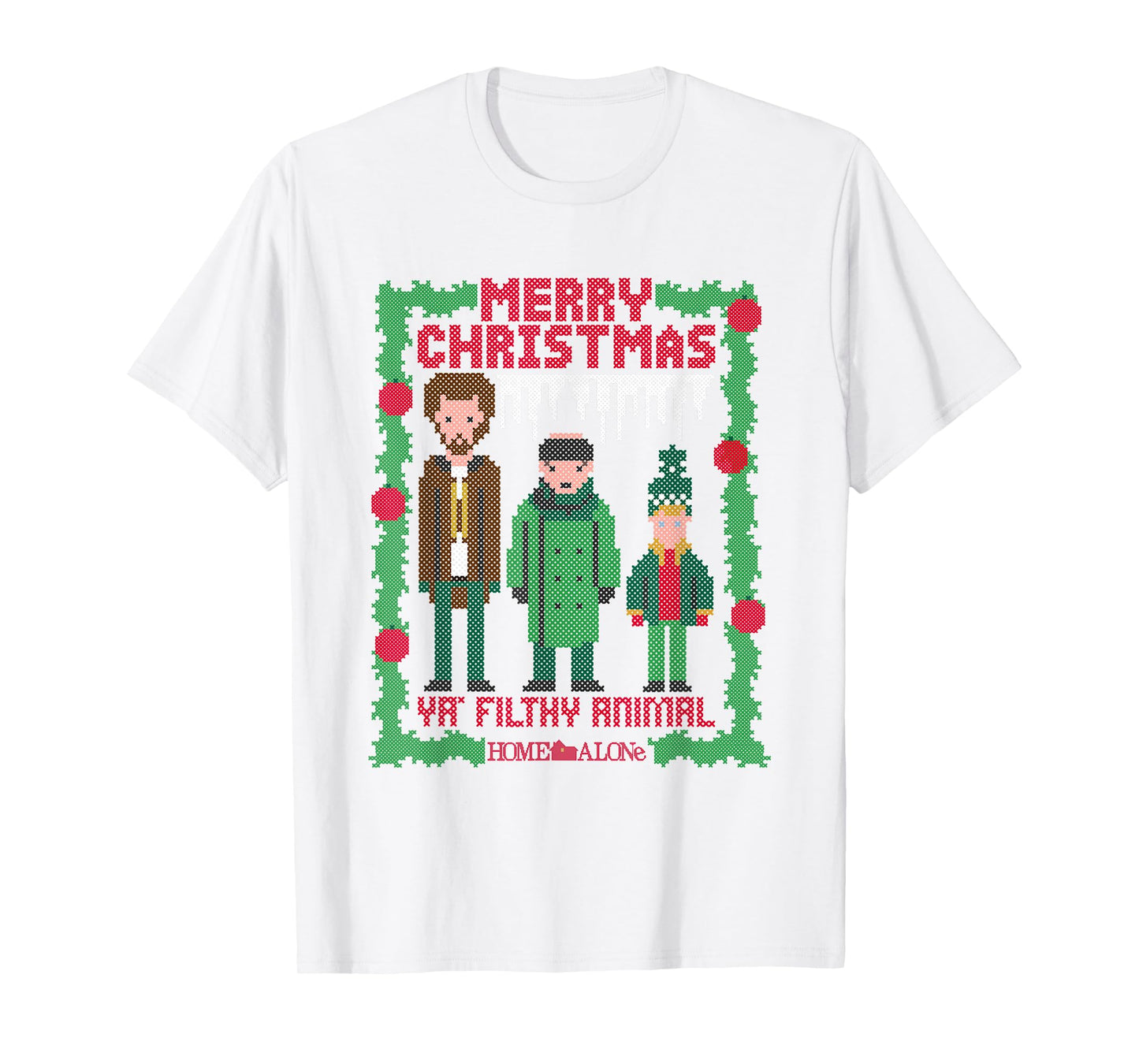 Home Alone Merry Christmas Ya Wet Bandits Ugly Sweater T-Shirt