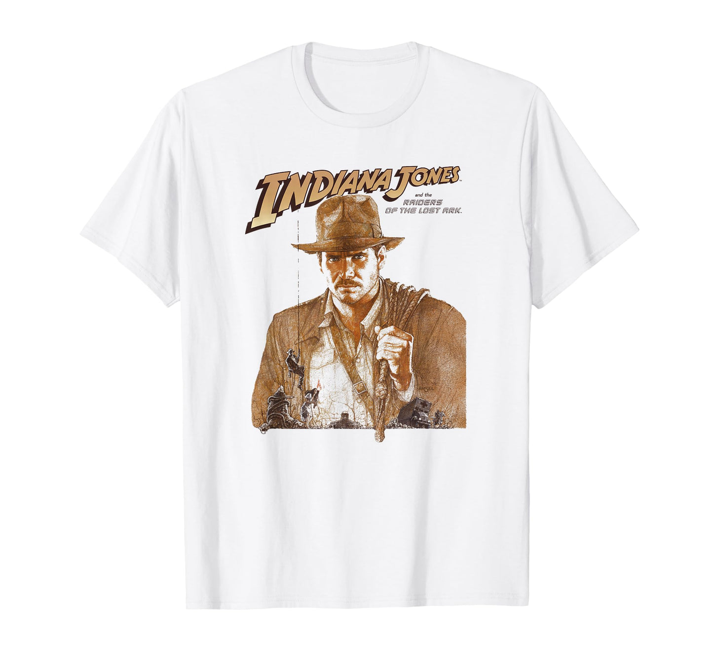 Indiana Jones Raiders of The Lost Ark Tonal Movie Poster T-Shirt