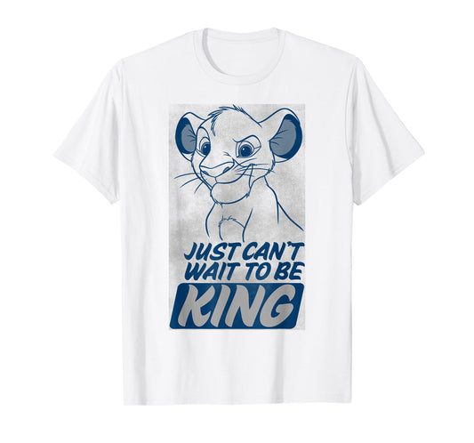 Disney Lion King Kid Simba Just Can't Wait To Be King Poster T-Shirt
