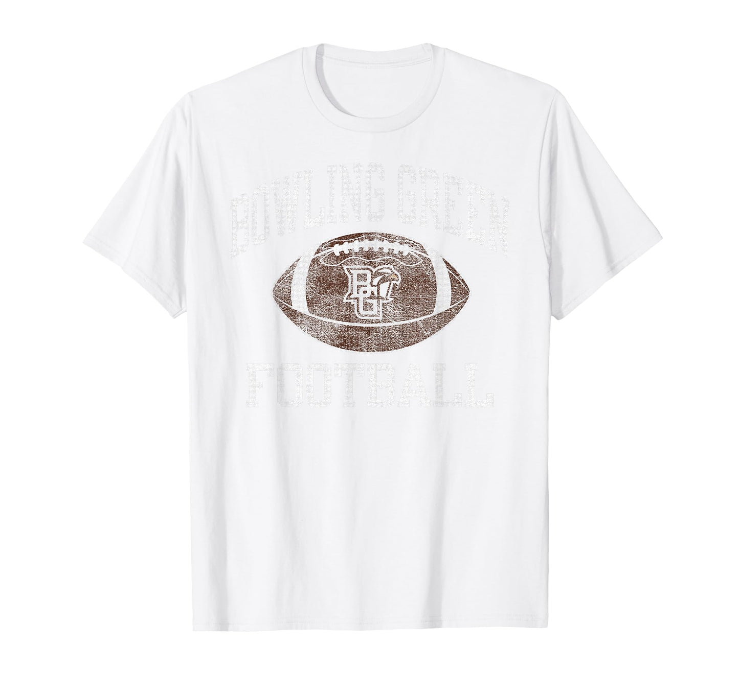 Bowling Green Falcons Football Intensity Vintage Orange T-Shirt