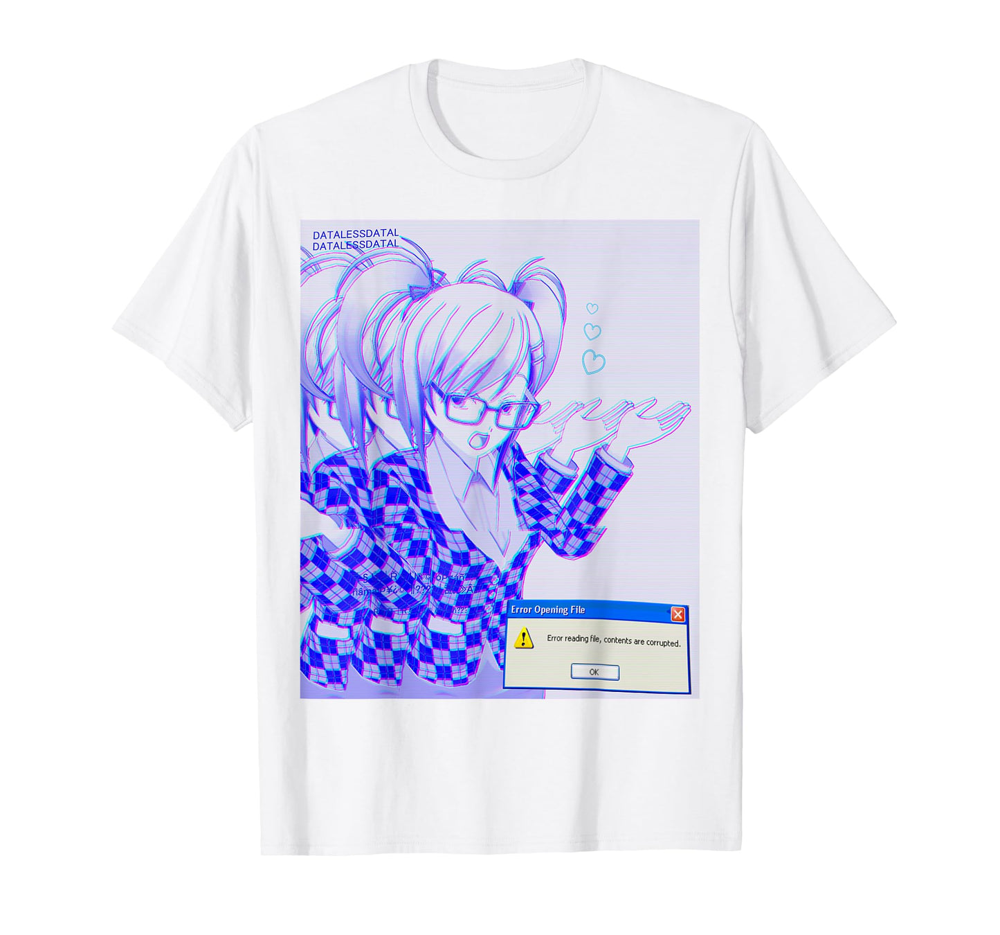 Webcore Anime Office Girl T-Shirt