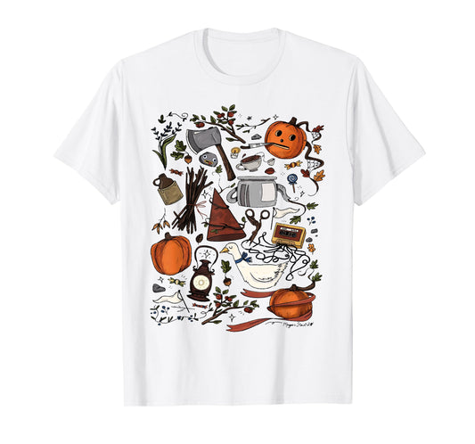Spooky Pottsfield Harvest Festival Pumpkin Vibes Halloween T-Shirt