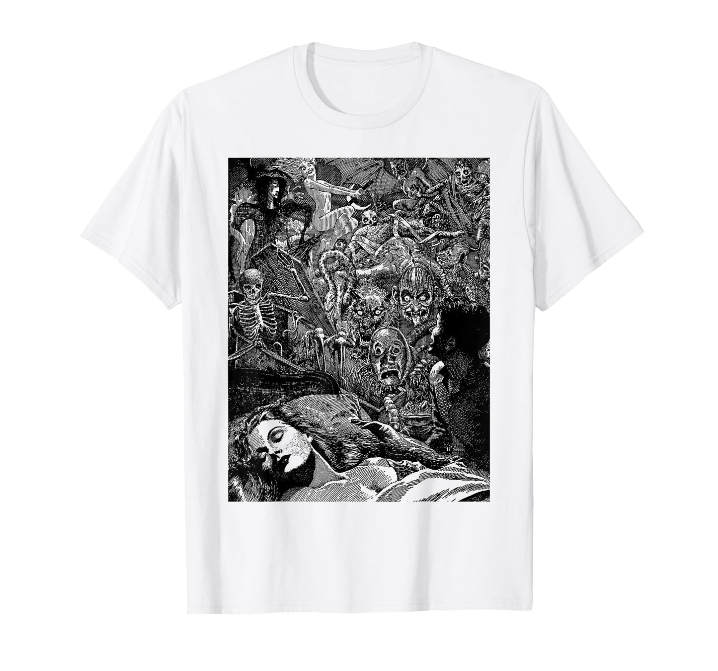 Classic Halloween Monsters Slasher Horror Movie Horror Show T-Shirt