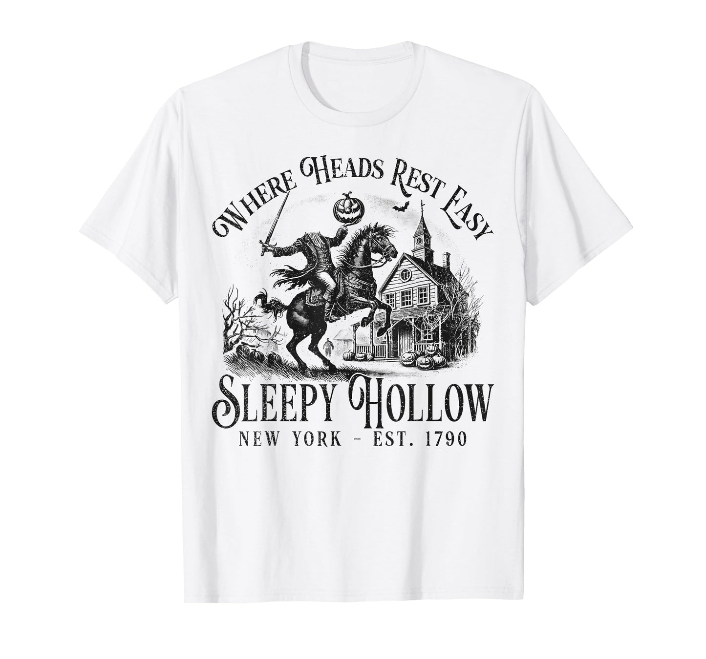 Headless Horseman Sleepy Hollow Jack O Lantern Halloween T-Shirt