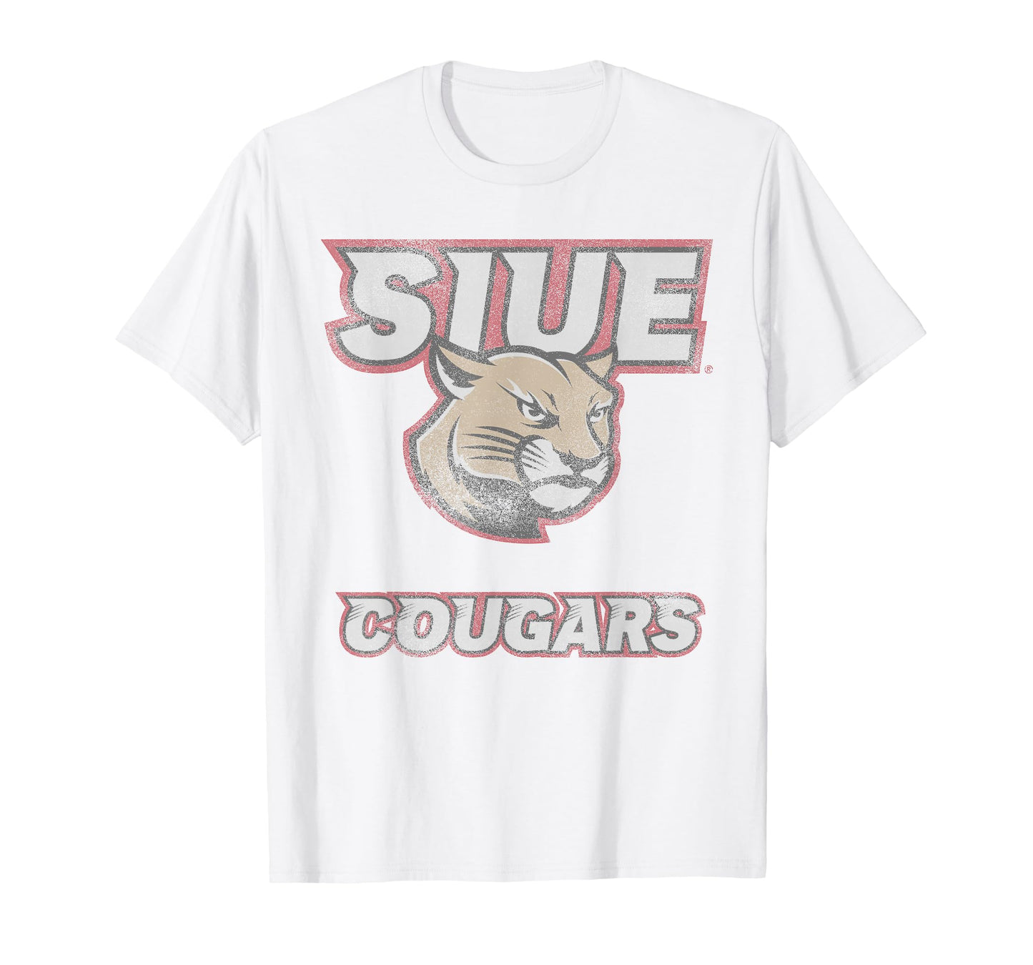 Southern Illinois Edwardsville Cougars Vintage Worn Gray T-Shirt