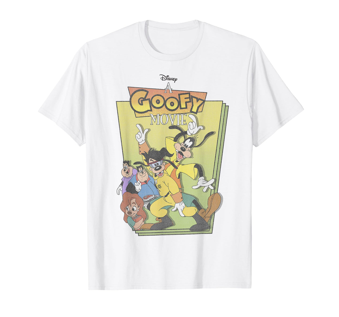 Disney A Goofy Movie Max Powerline Dance Logo T-Shirt Small
