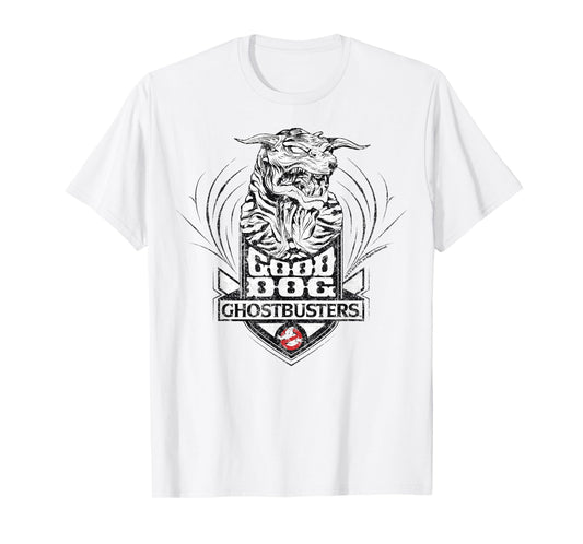 Ghostbusters Good Dog Hell Hound Badge T-Shirt
