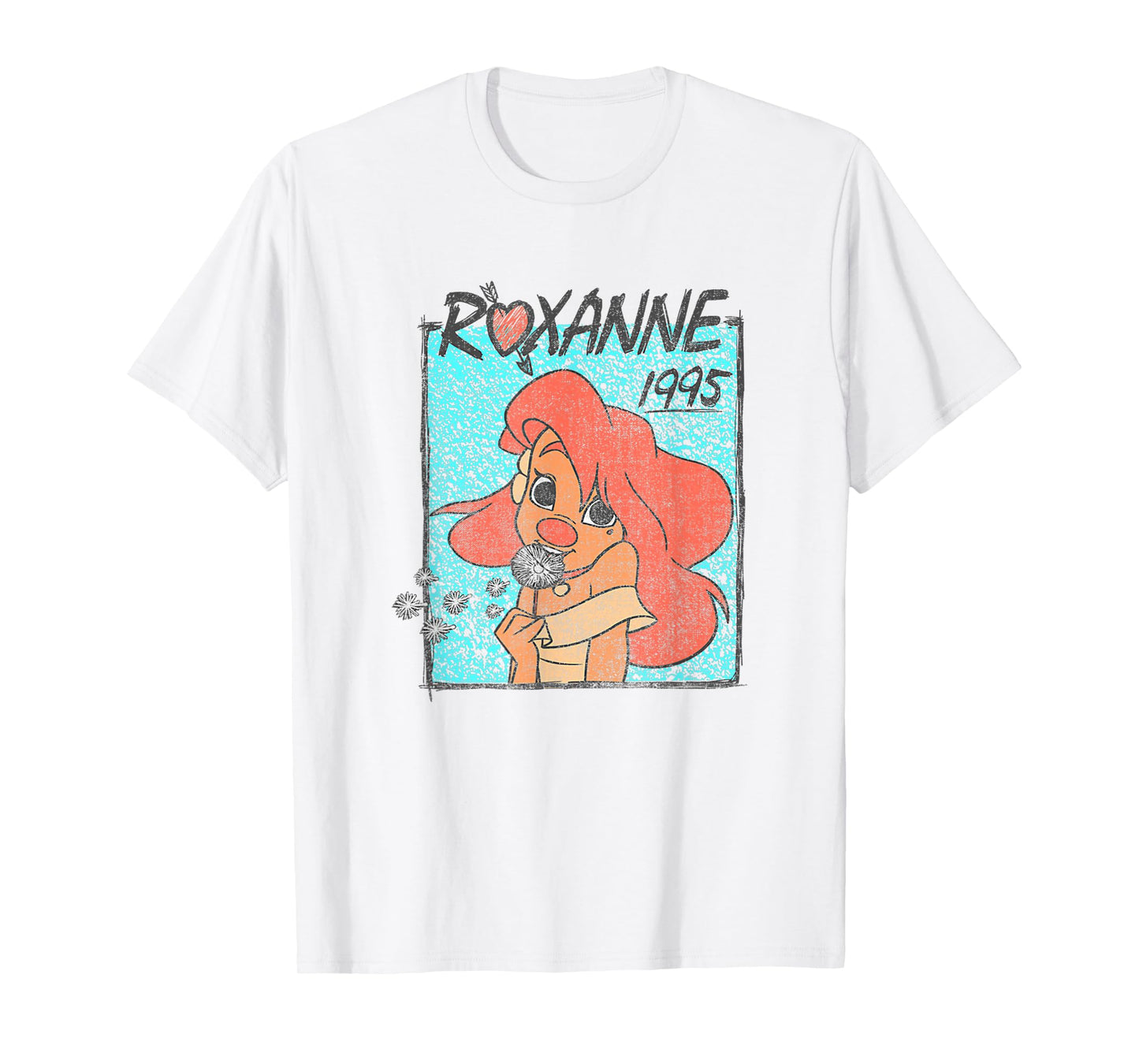 Disney A Goofy Movie 1995 Roxanne Dandelions Retro Portrait T-Shirt