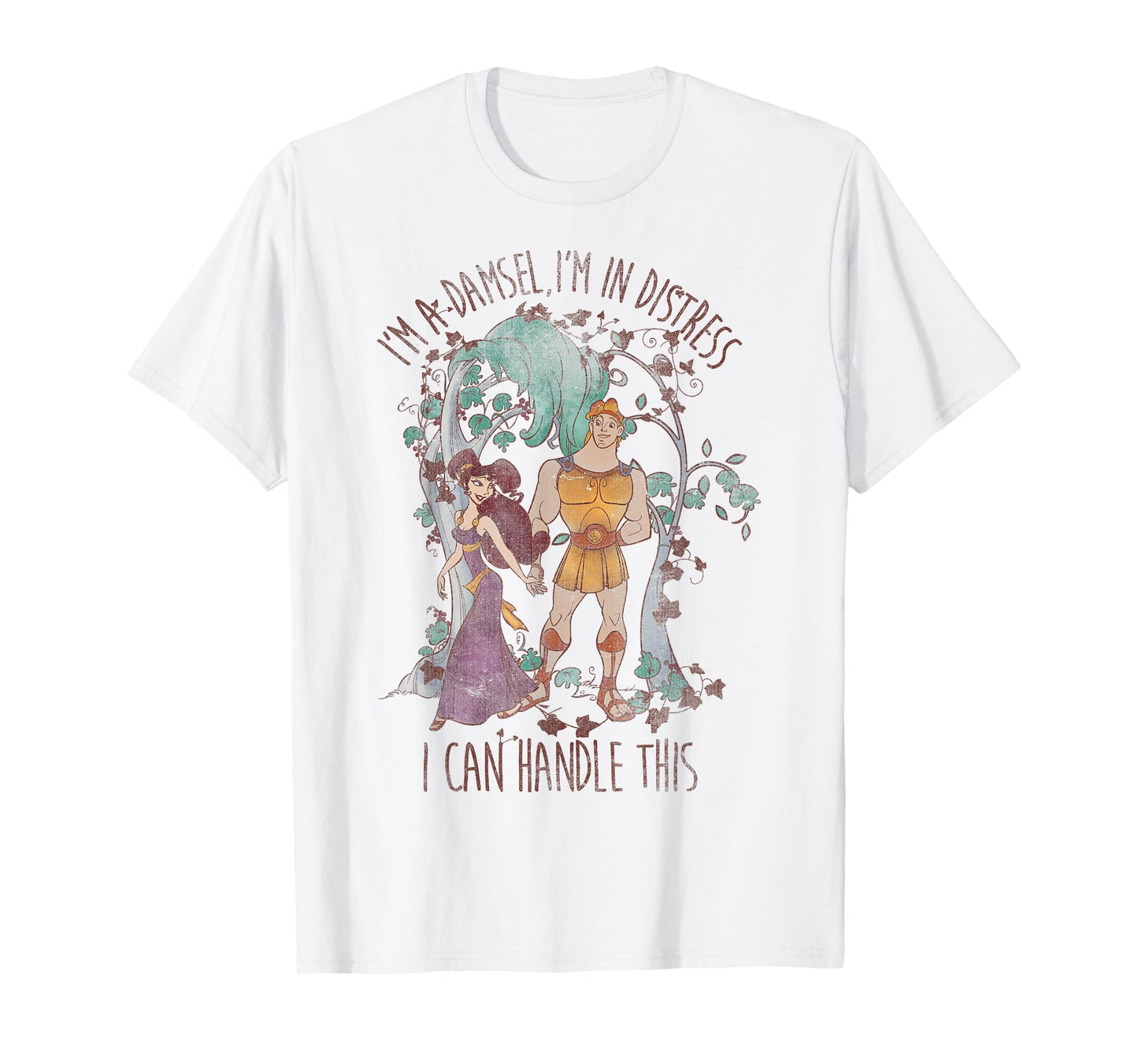 Disney Hercules Meg I'm in Distress I Can Handle This T-Shirt