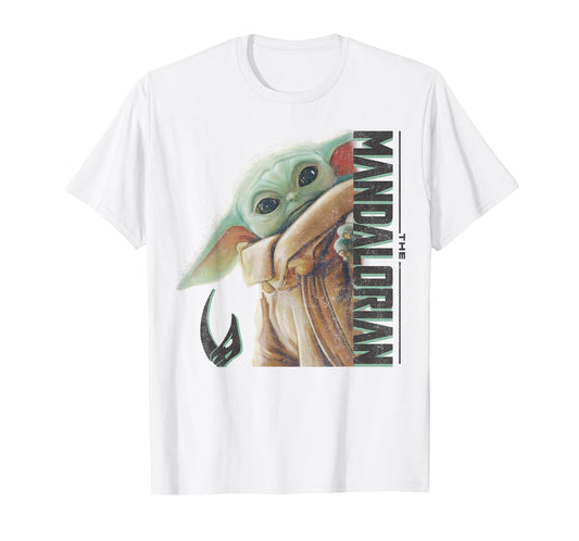 Star Wars: The Mandalorian Grogu Vertical Logo T-Shirt