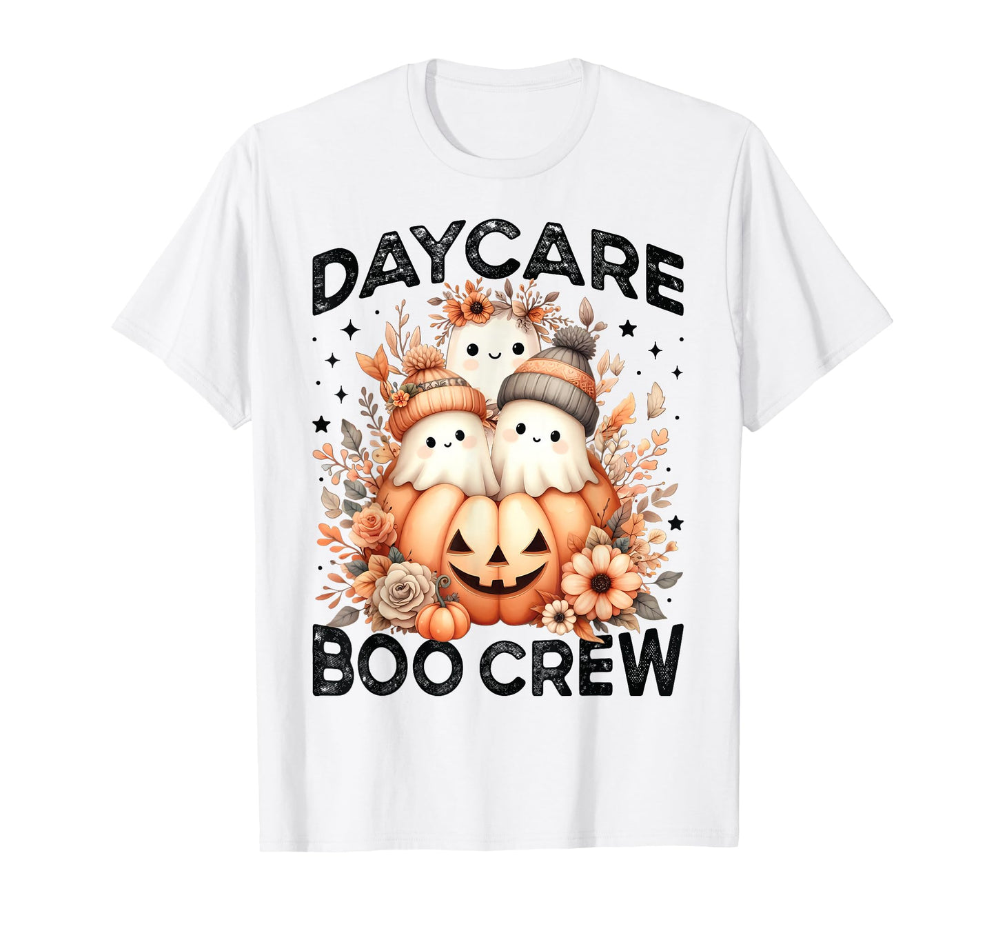 Boo Crew Daycare Teacher Matching Halloween Costume Ghost T-Shirt