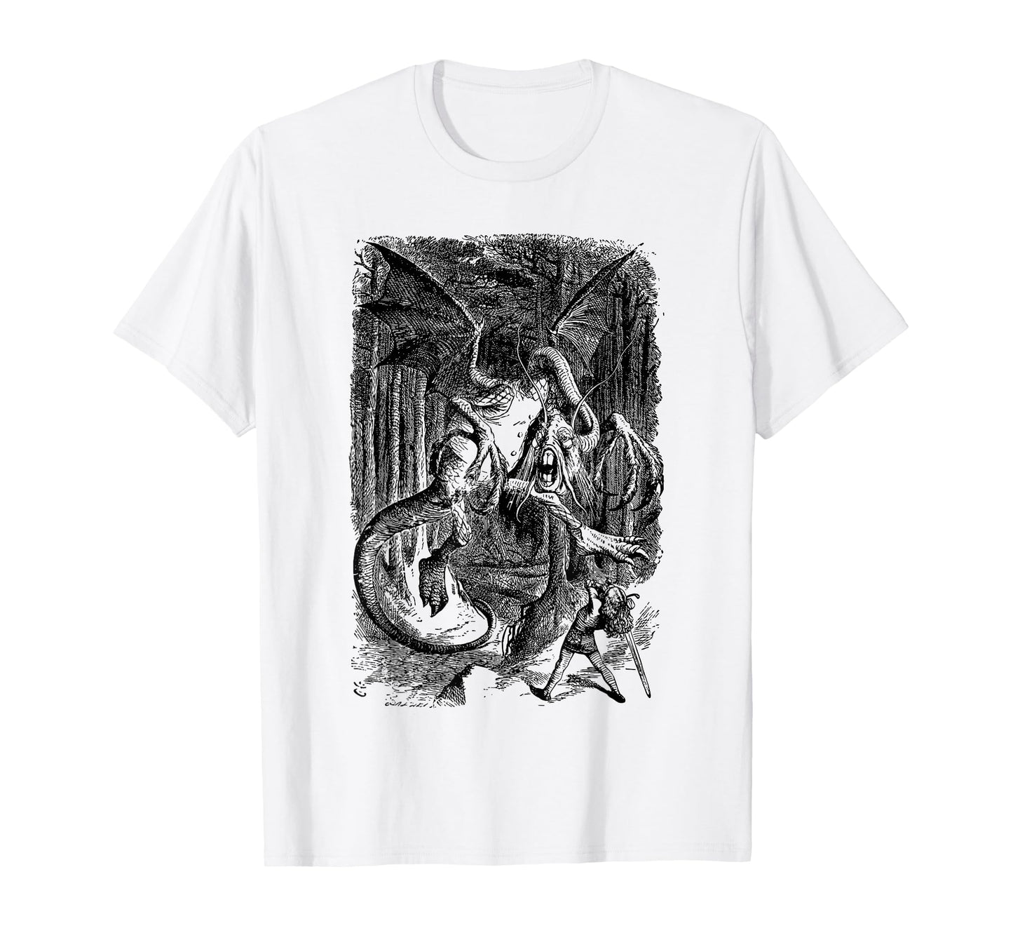 Big Texas Alice in Wonderland -The Jabberwocky T-Shirt T-Shirt