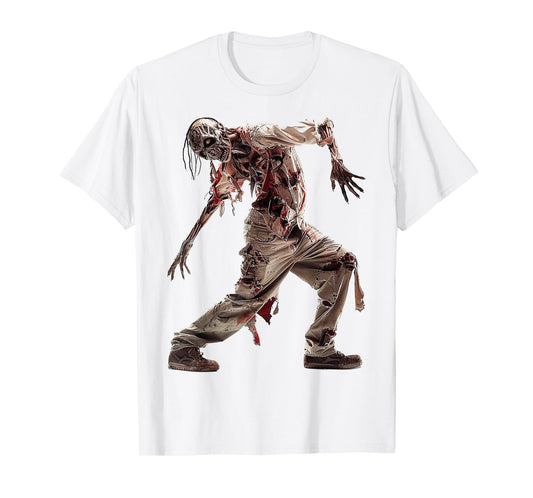 Zombie Costume Halloween Graphic Art Zombie T-Shirt