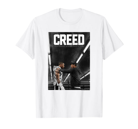 CREED Creed Poster Unisex Adult T-Shirt White Small Classic Fit Short Sleeve Crew Neck T-Shirt