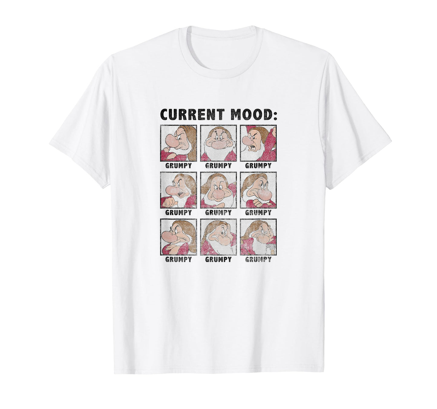 Disney Snow White Grumpy Current Mood Boxes Always Grumpy T-Shirt