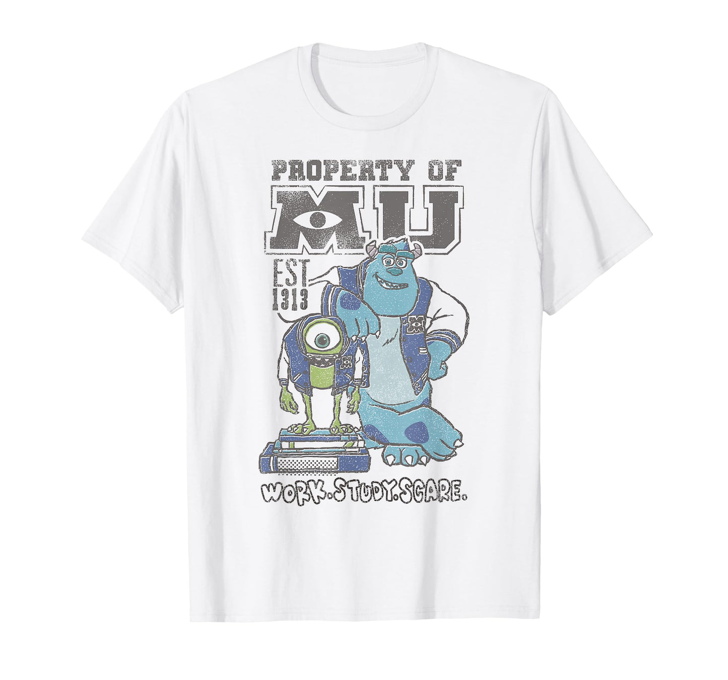 Disney Pixar Monsters University Work Study Scare T-Shirt