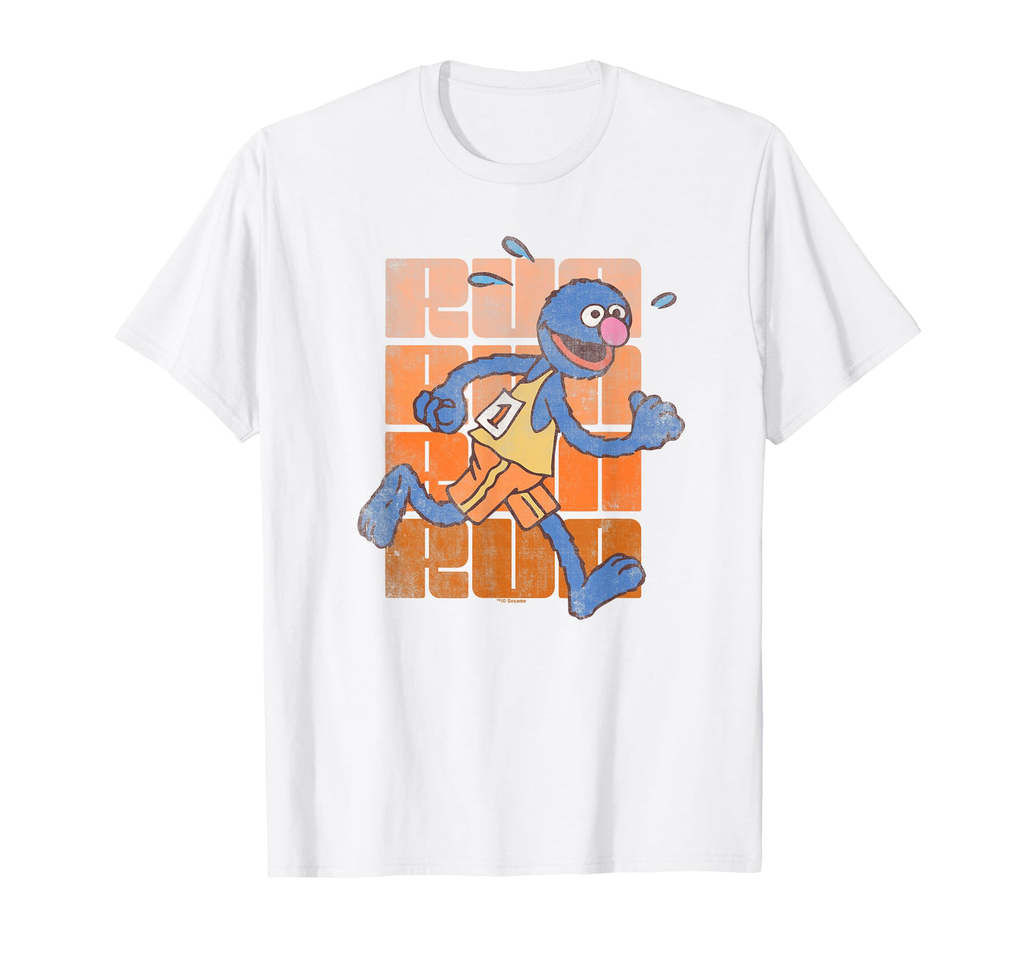 Sesame Street Run Run Grover T-Shirt