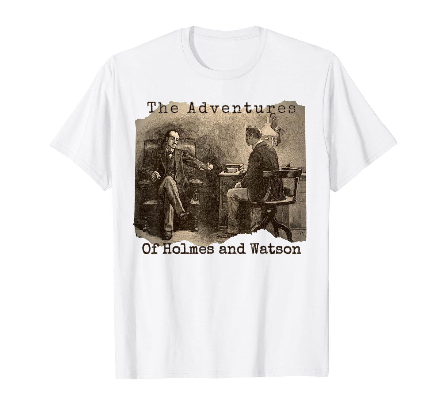 Adventures of Holmes and Watson - Sherlock Holmes Mystery T-Shirt