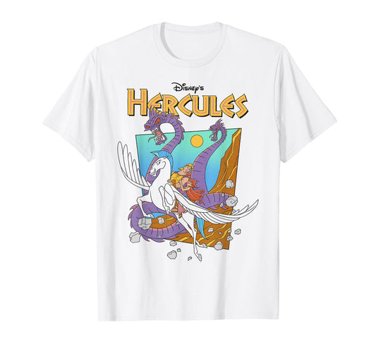 Disney Hercules Hydra Classic Movie Poster T-Shirt