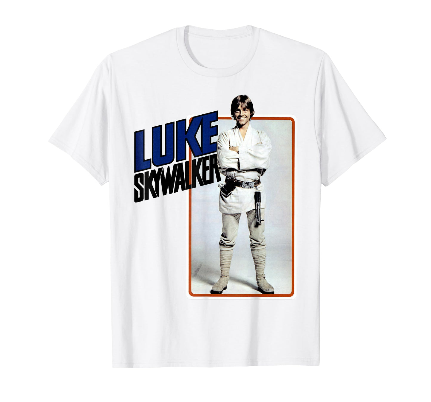 Star Wars Luke Skywalker Smiling Card Graphic T-Shirt T-Shirt