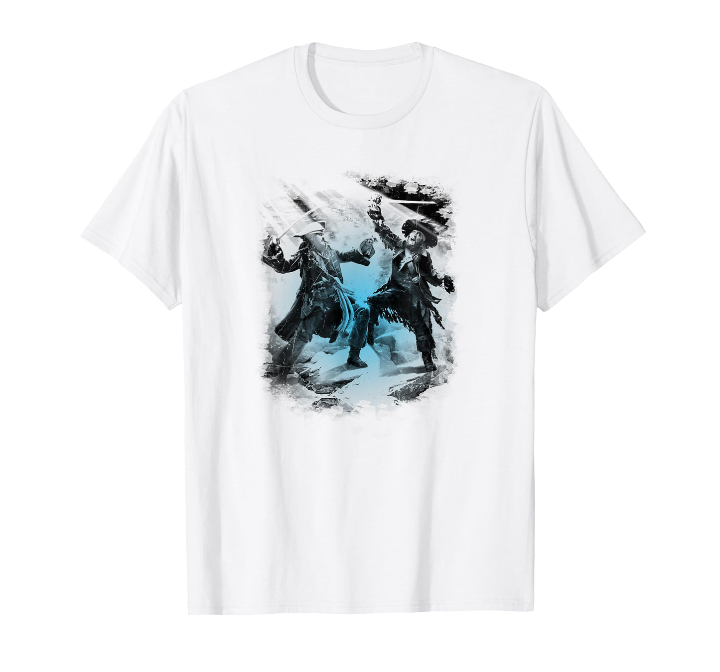 Disney Pirates of The Caribbean Jack Sparrow Hector Barbossa T-Shirt