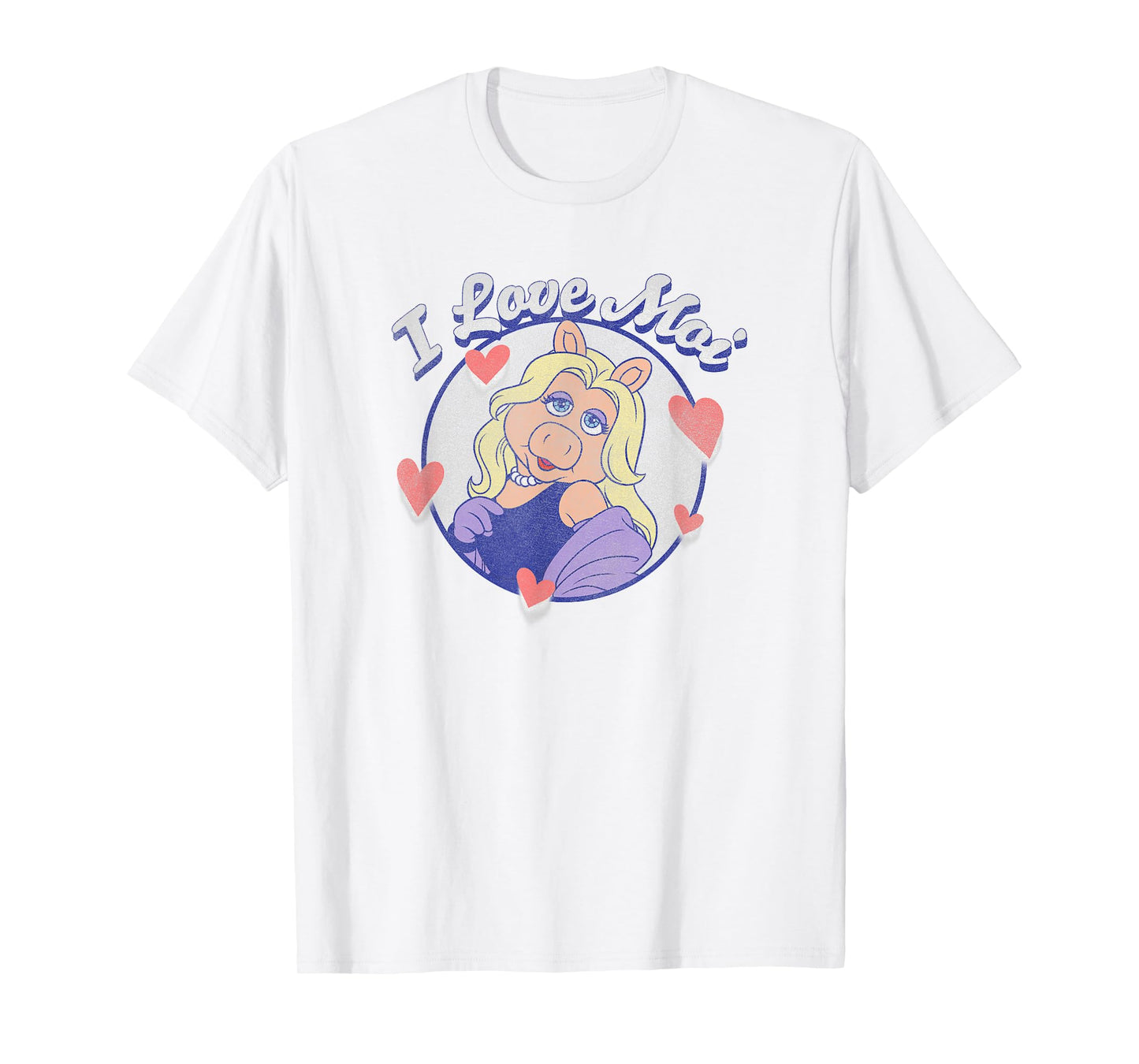 Disney The Muppets Valentine's Day Miss Piggy I Love Moi T-Shirt