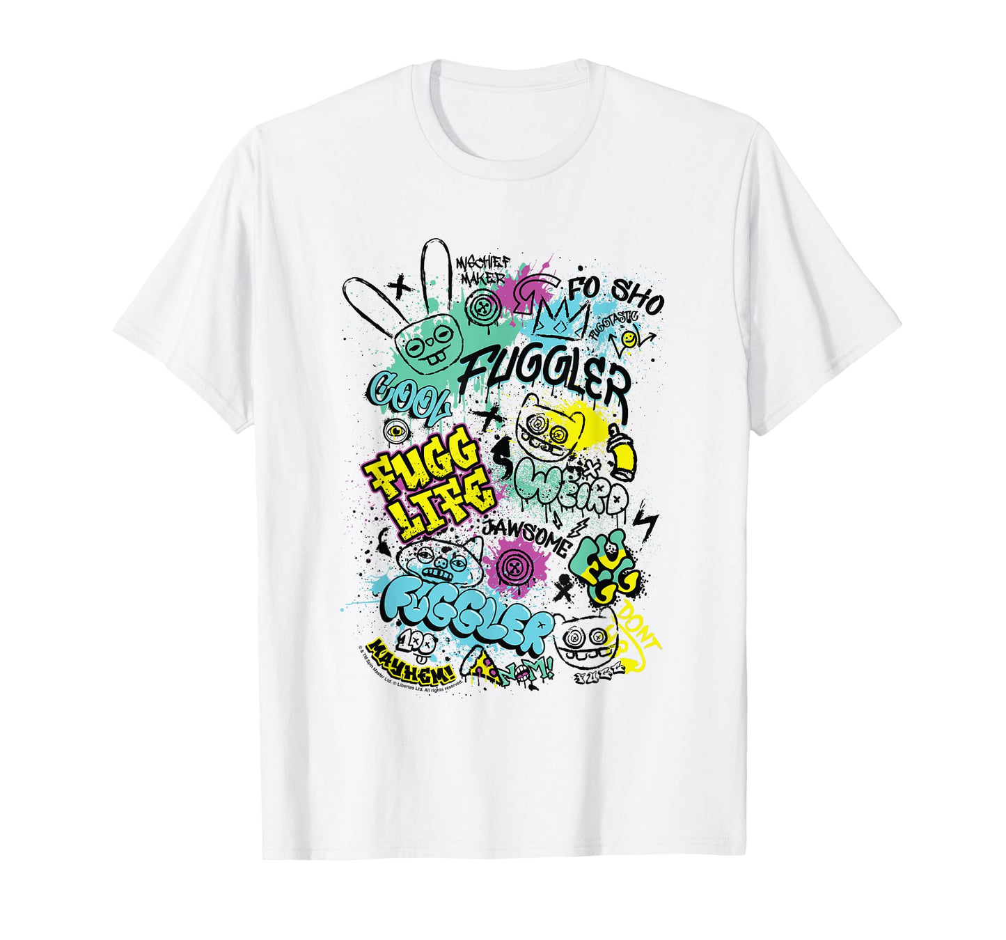 Fuggler Funny Ugly Monsters Graffiti Tags T-Shirt