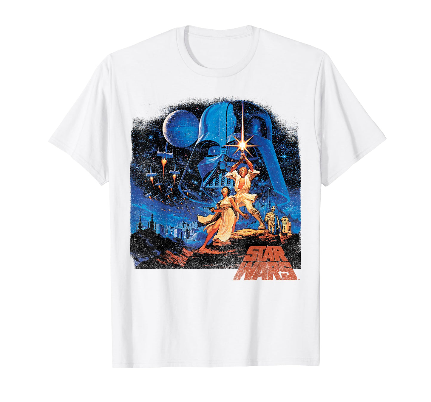 Star Wars A New Hope Classic Vintage Poster T-Shirt C2 T-Shirt