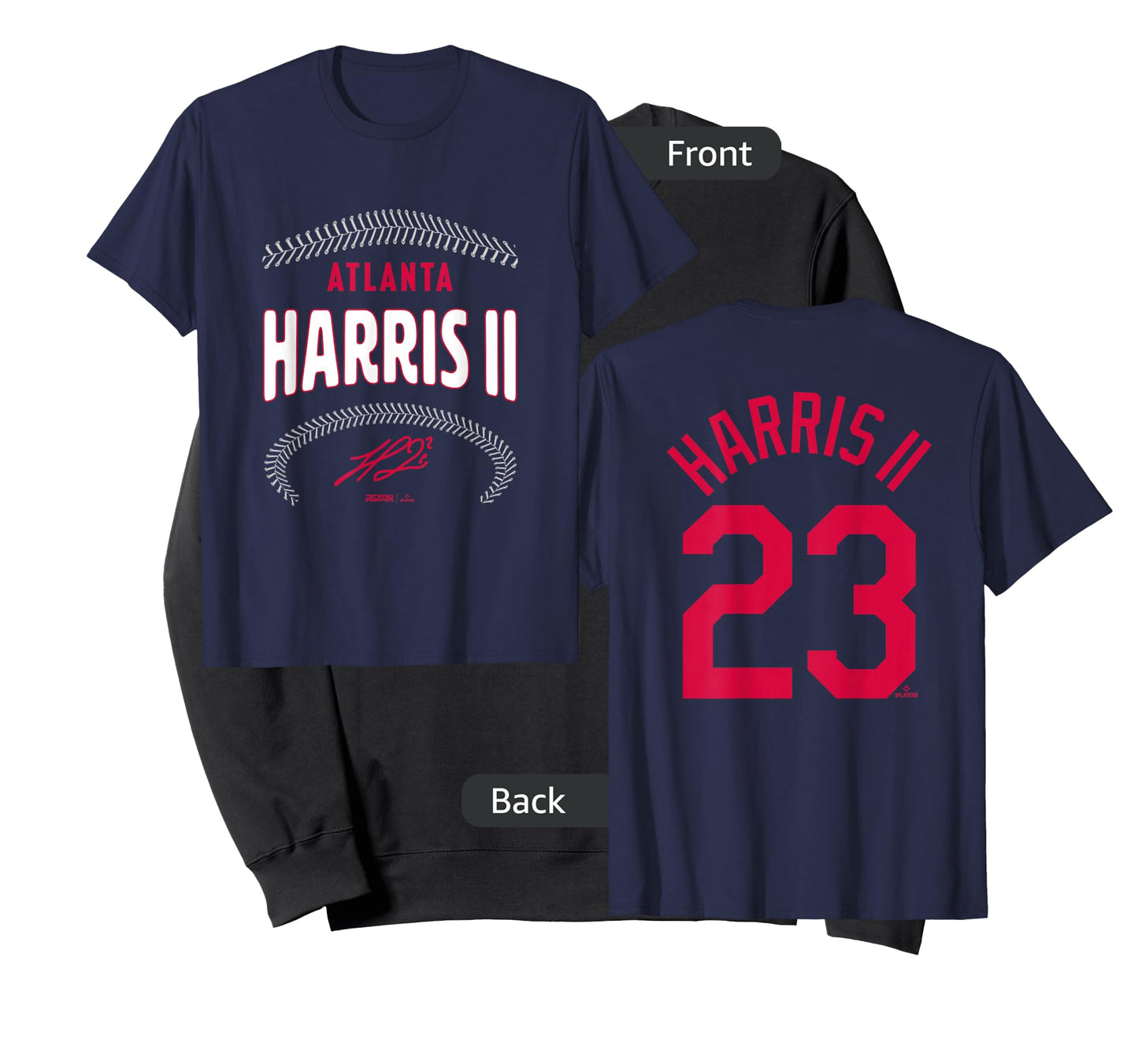 Michael Harris II Atlanta Name & Number (Front & Back) T-Shirt