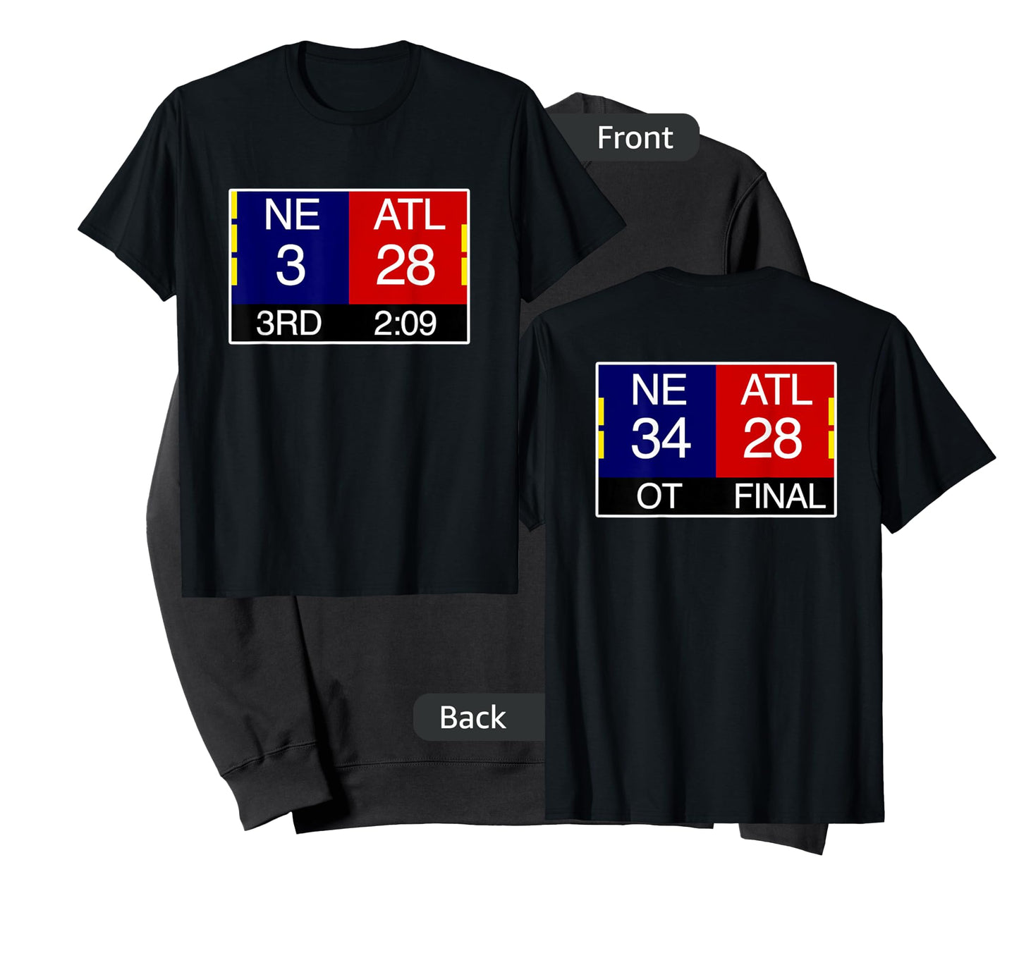 Final NE 3 ATL 28 T-Shirt | Great Comeback Shirt T-Shirt