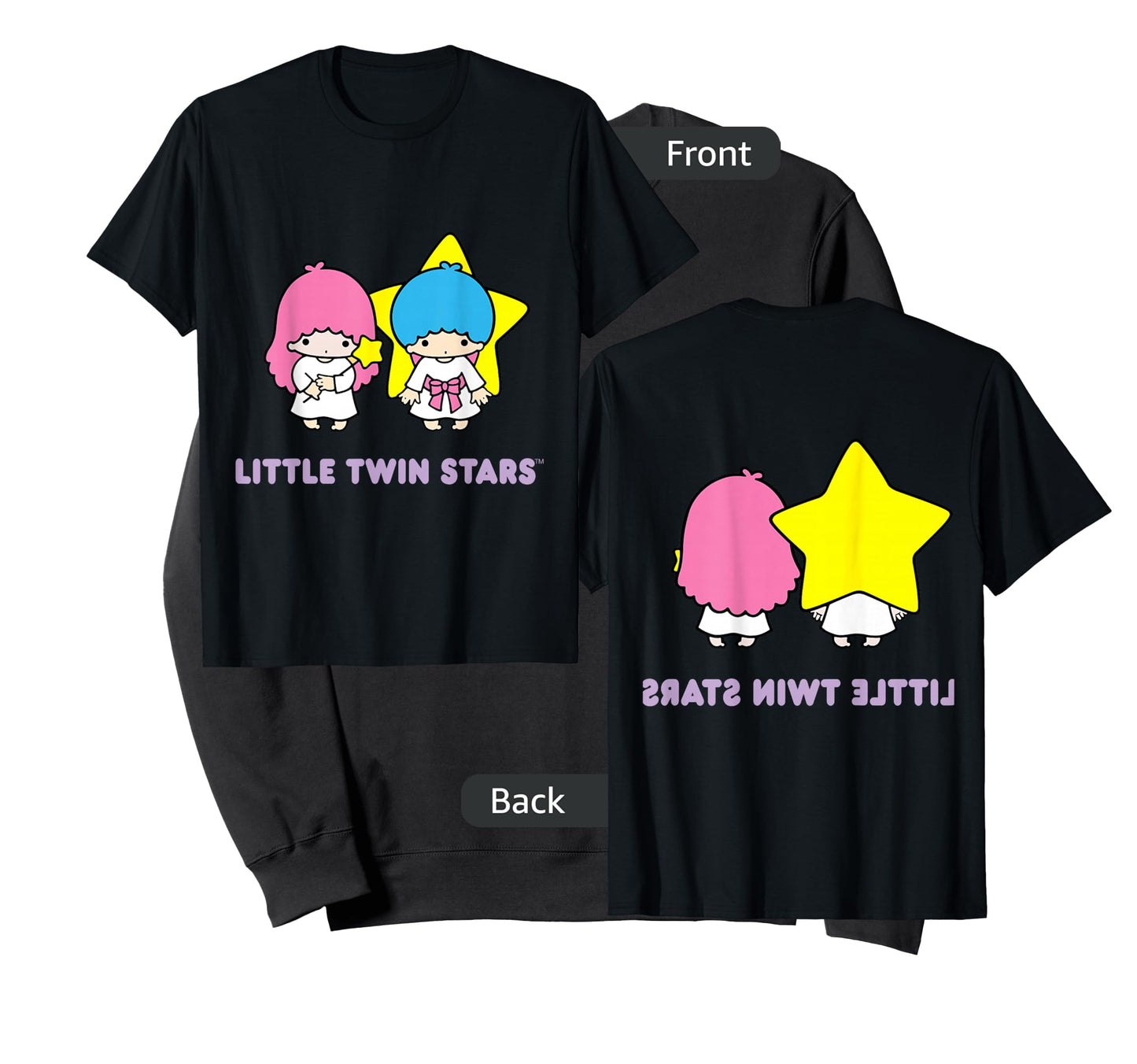 LittleTwinStars Character Front and Back T-Shirt